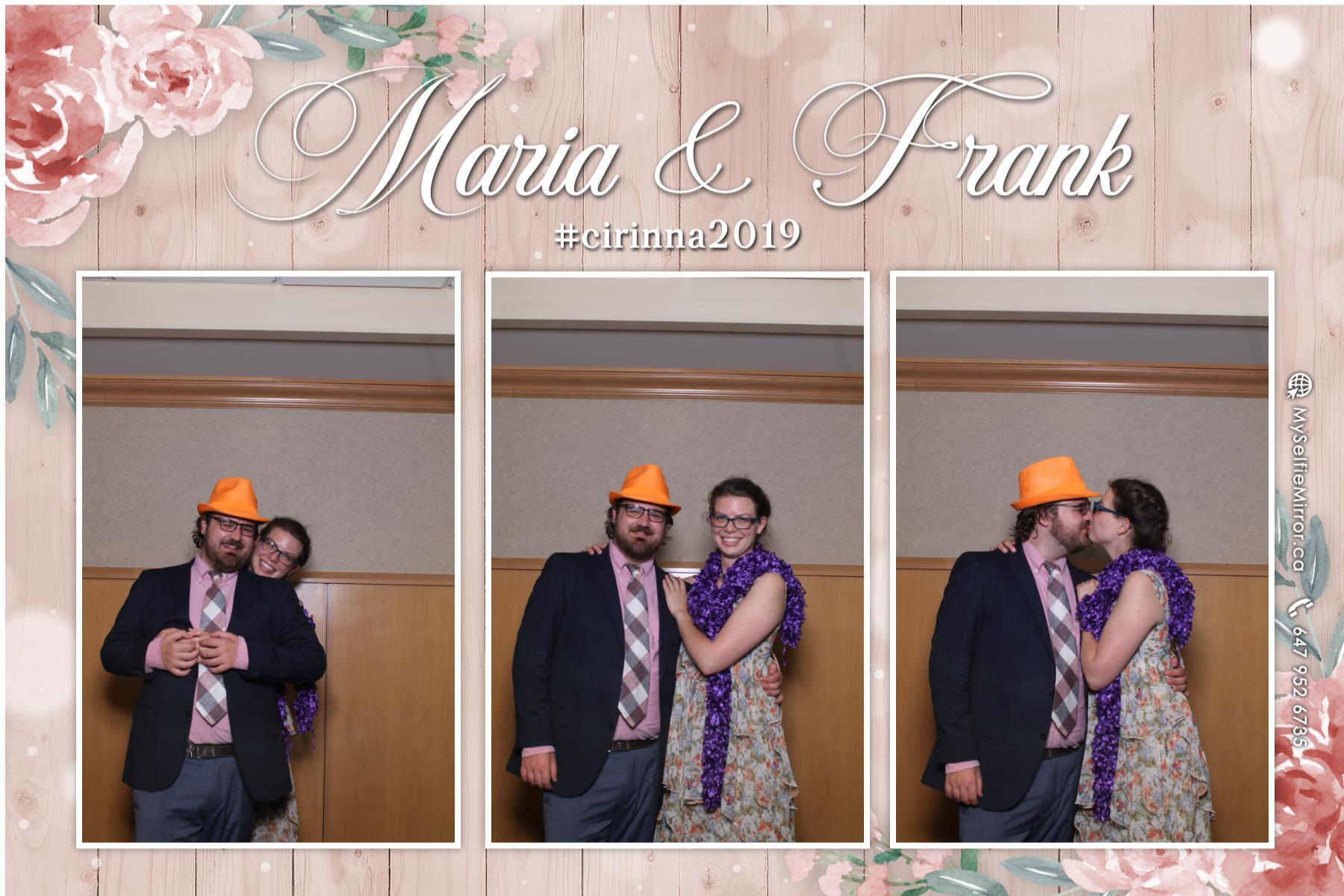 Wedding of Frank and Maria  | View more photos from the event at gallery.myselfiemirror.ca/u/romanmyselfiemirrorca/Wedding-of-Frank-and-Maria